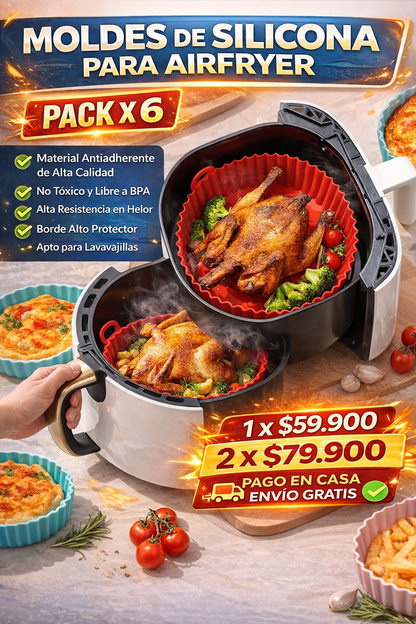 Molde en silicona para freidora x6 EasyCook