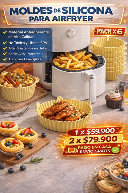 Molde en silicona para freidora x6 EasyCook