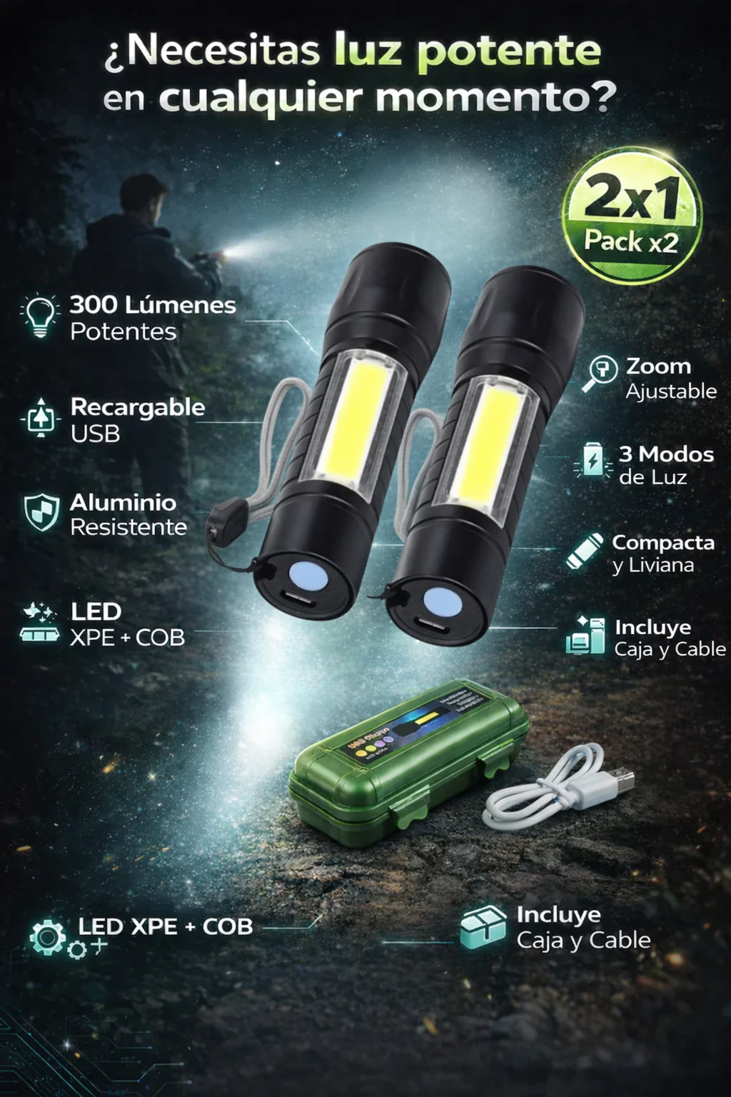 Linterna Táctica TorchLight™