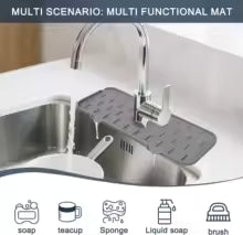 Alfombrilla escurridora para grifos DrenaFacil